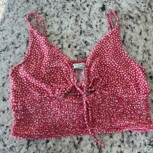 Red urban outfitters going out top